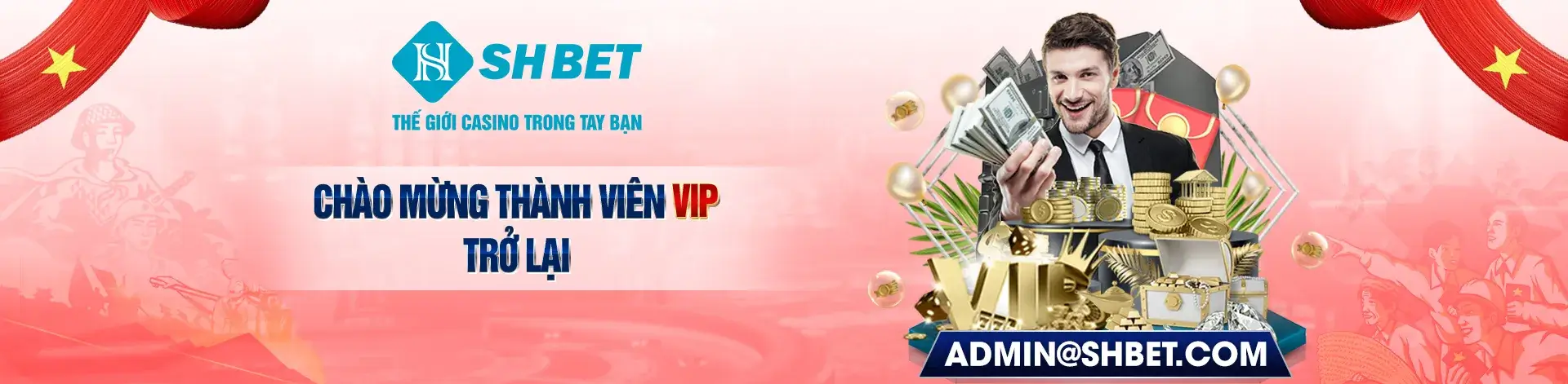 chào mừng vip quay trở lại